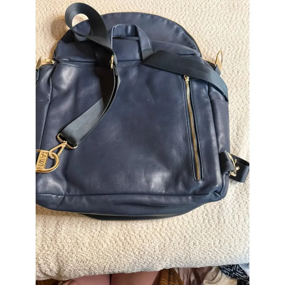 Fawn Design The Original Back Pack Diaper Bag Dark Blue